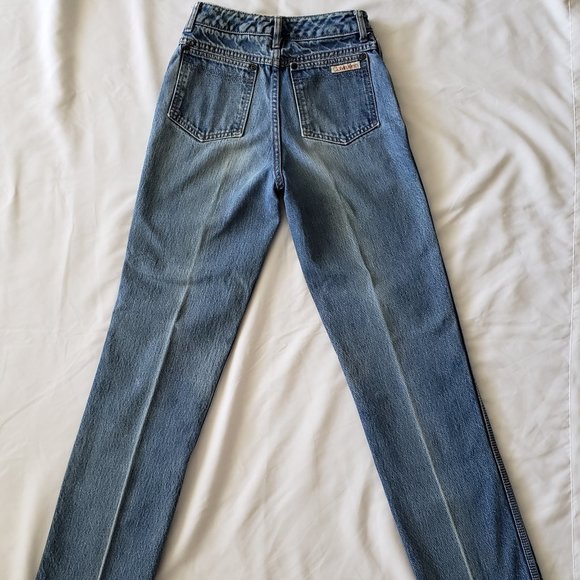 **SOLD**Vintage 1970s Calvin Klein USA Made High-Rise Jeans 24 X 33 Juniors - Picture 7 of 11